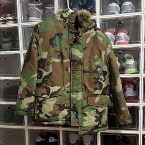 Polo by Ralph Lauren Kids Camouflage Puffer Jacket